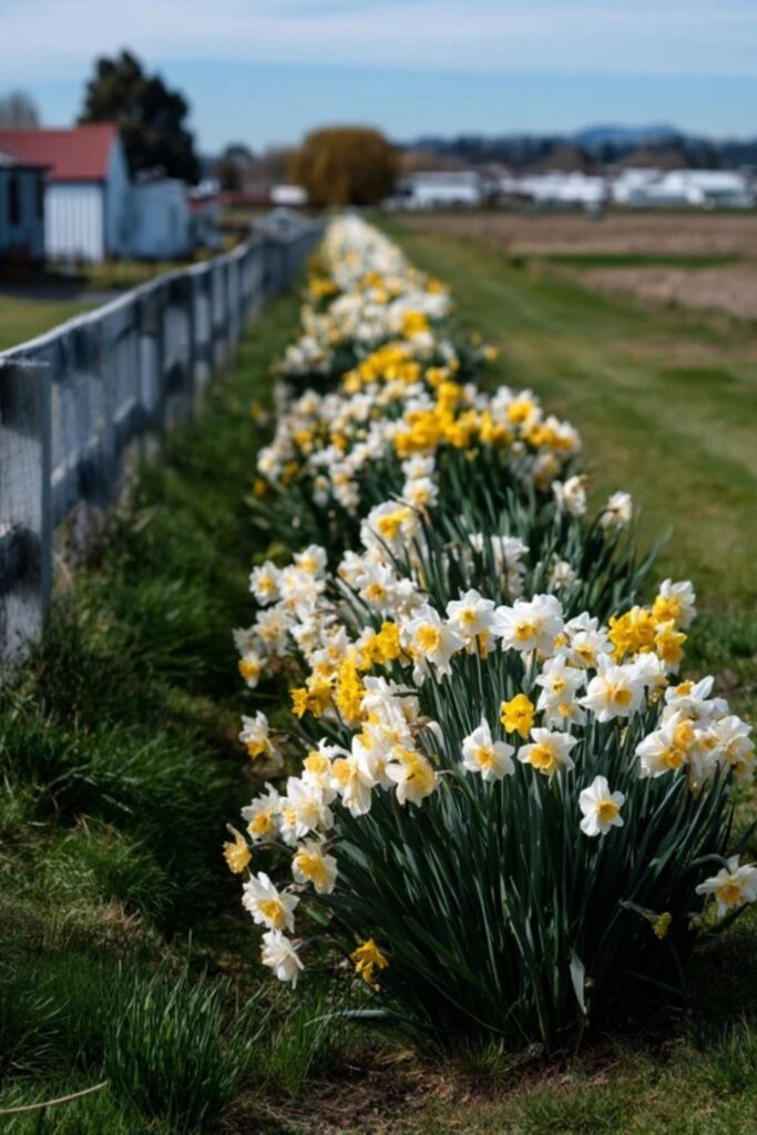 45,000 Daffodil Bulbs in the Long Border