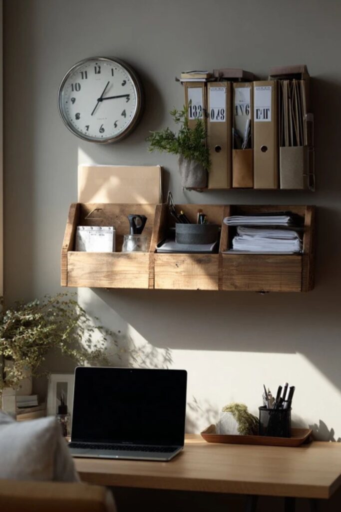 5. A Wall System Instead of a Filing Cabinet