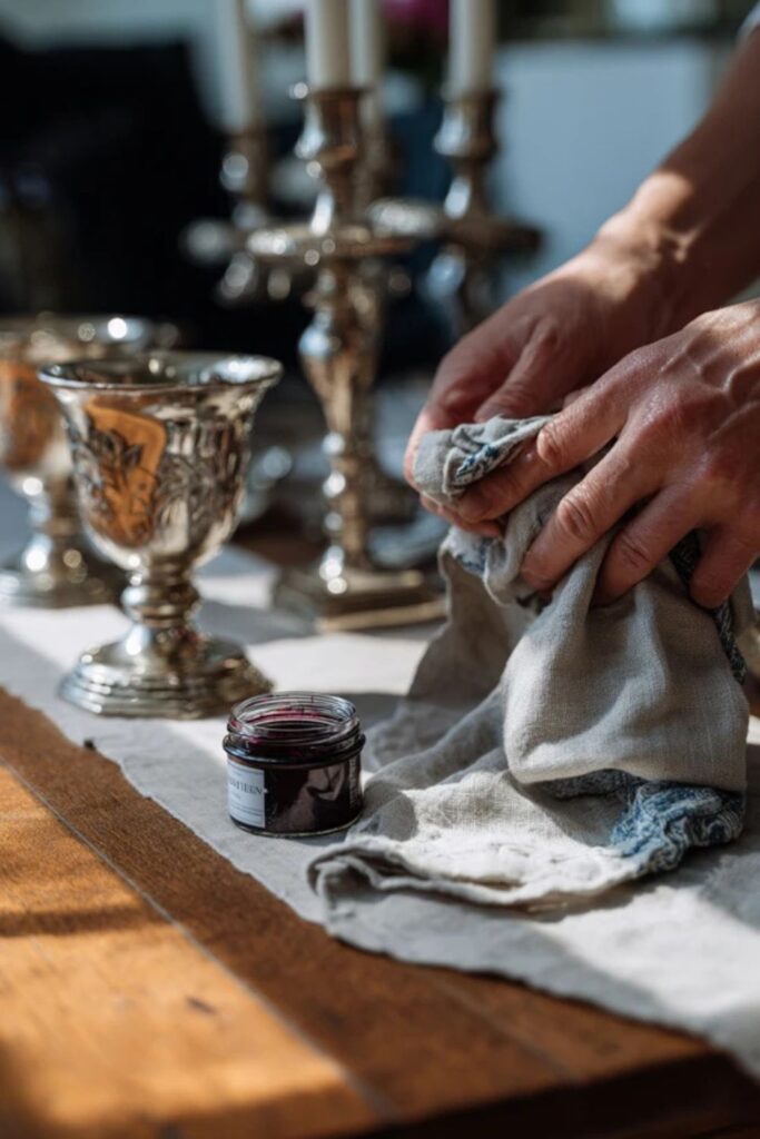 Polish Silver Before It Tarnishes