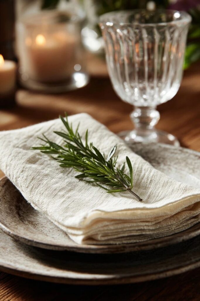 Linen Napkins, Never Paper