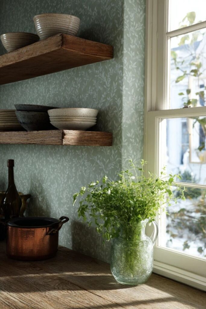 Sage Green in Kitchens and Garden Rooms