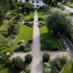 The Garden Viewed by Helicopter