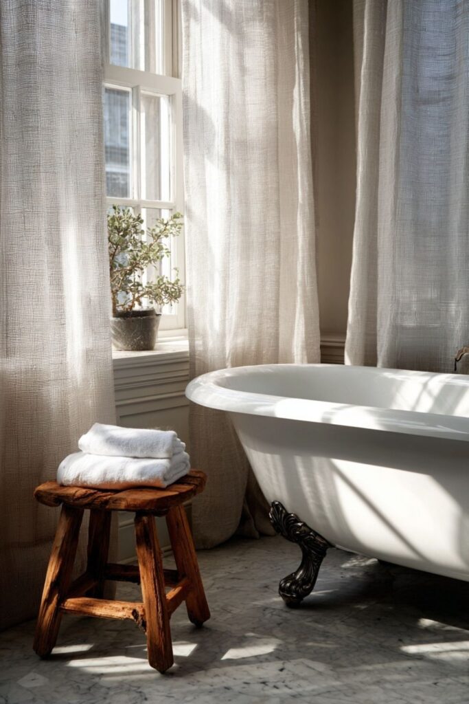 A Cast Iron Clawfoot Tub