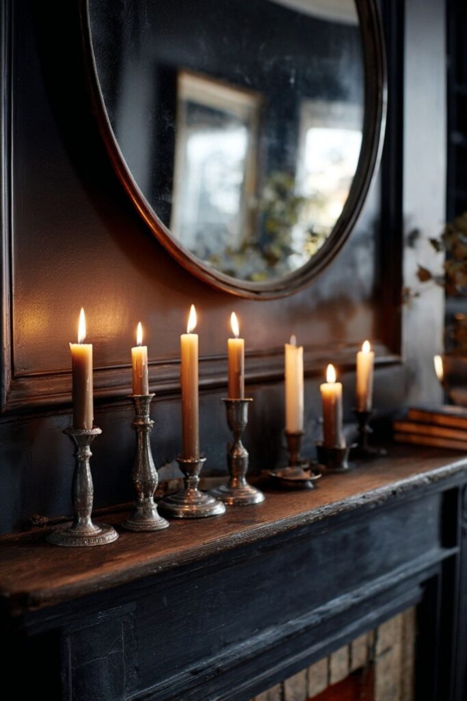 Beeswax Candles as the Only LightCandles as the Only Light