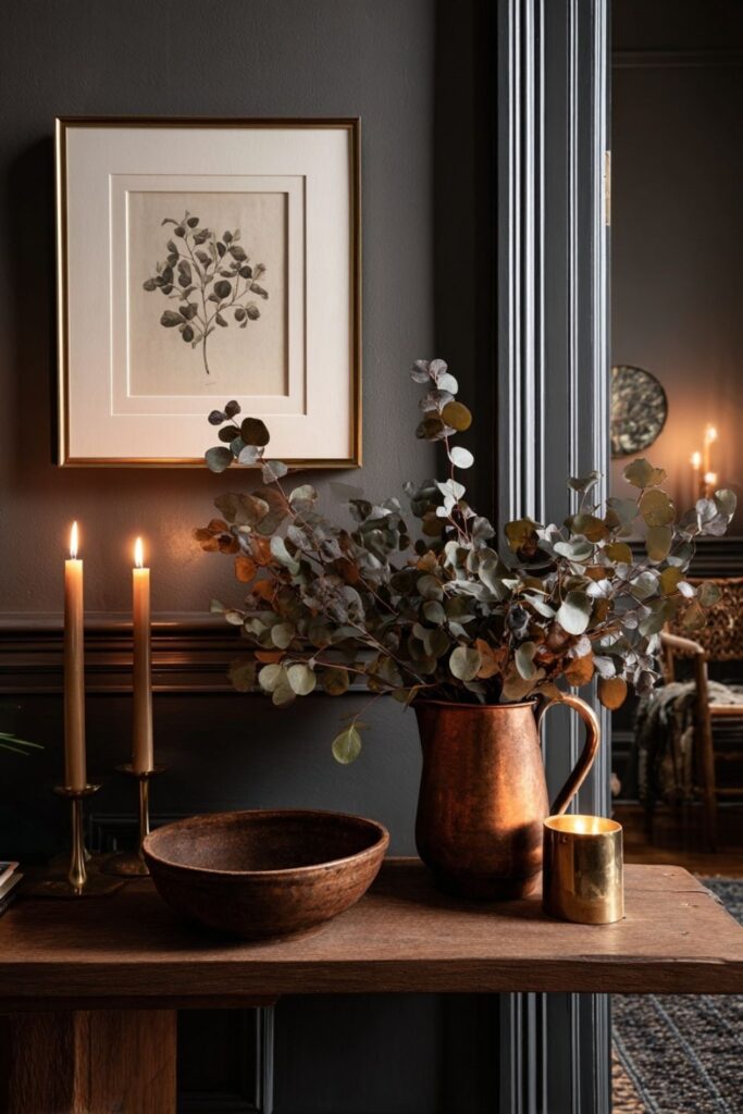 Charcoal Walls Instead of Bedford Gray