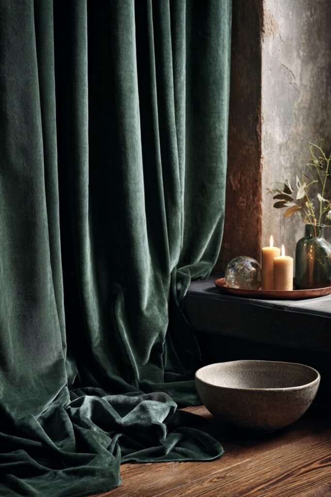 Dark Velvet Where Martha Uses Linen
