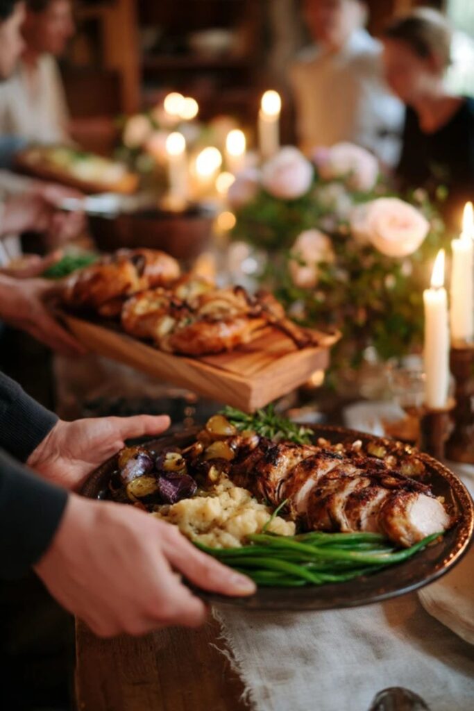 Family-Style Dinner Served in the Cooking Vessel