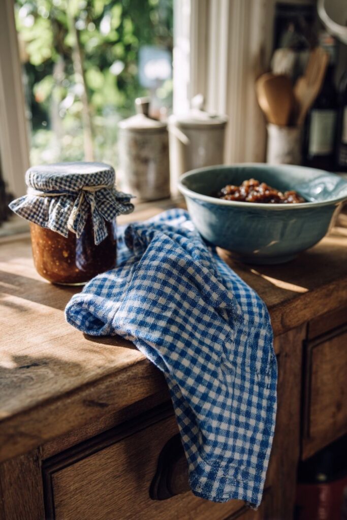 Gingham in the Kitchen