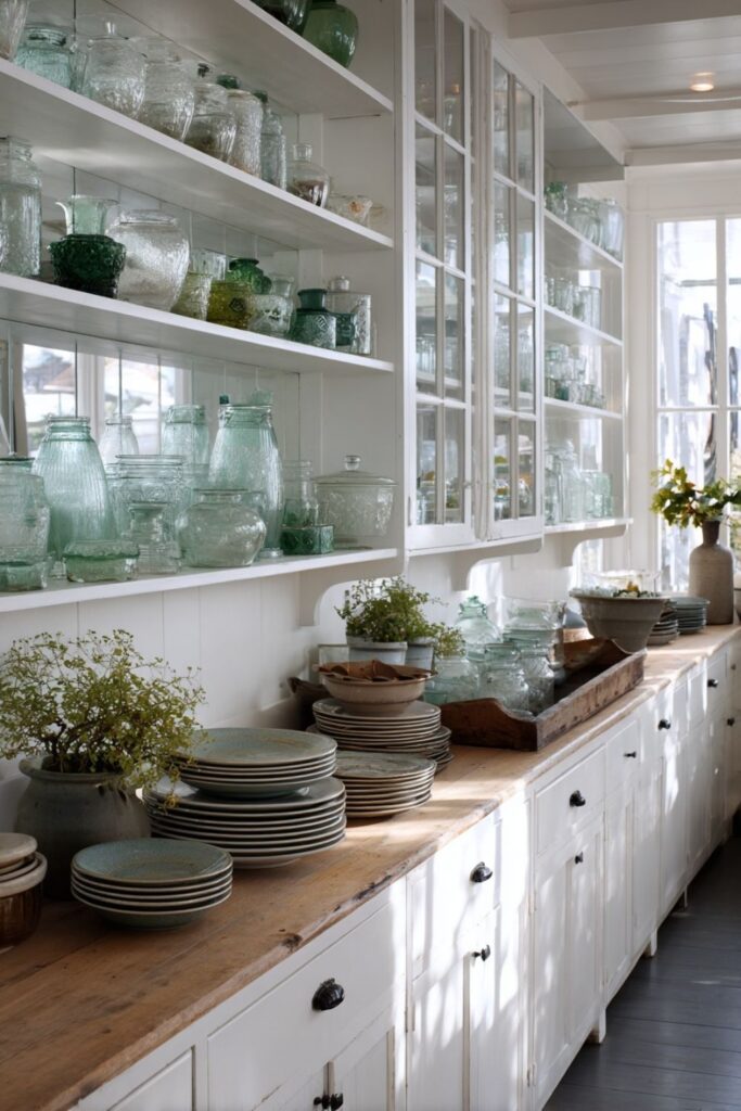 Glass-Front Cabinets That Show Everything