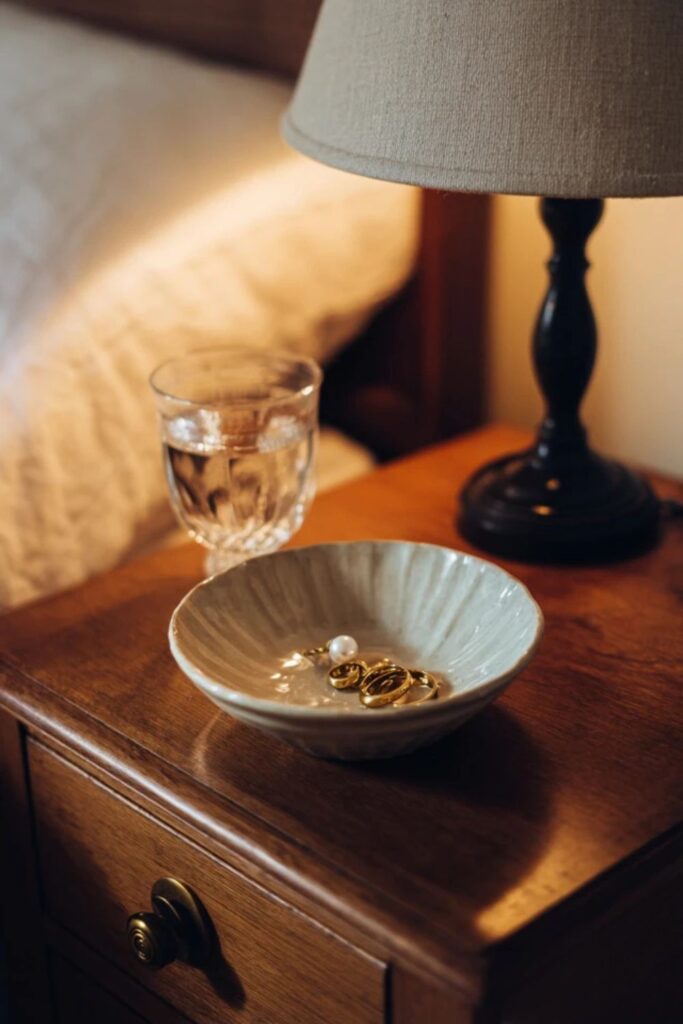  Ironstone on the Nightstand