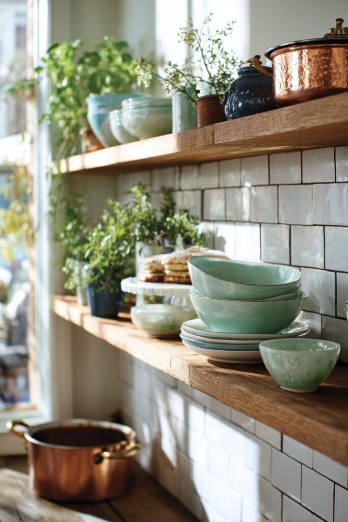 Jadeite Green-Blue in the Kitchen