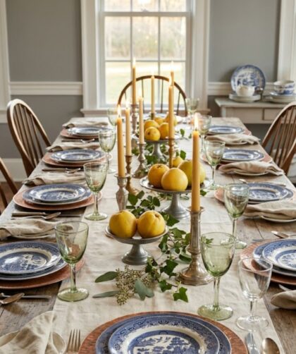 Martha Stewart Aesthetic Table