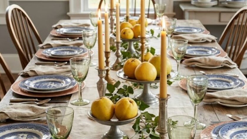 Martha Stewart Aesthetic Table