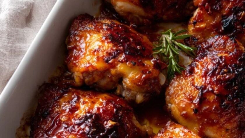 Martha Stewart Apricot Dijon Glazed Chicken Recipe