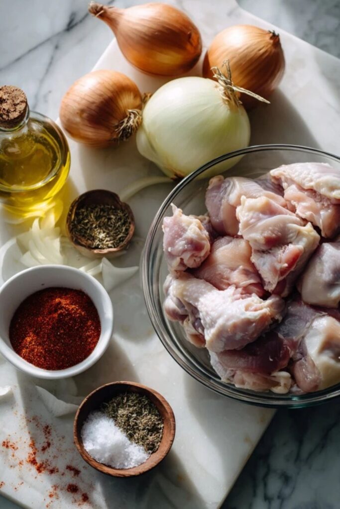 Martha Stewart Baked Chicken And Onions Recipe