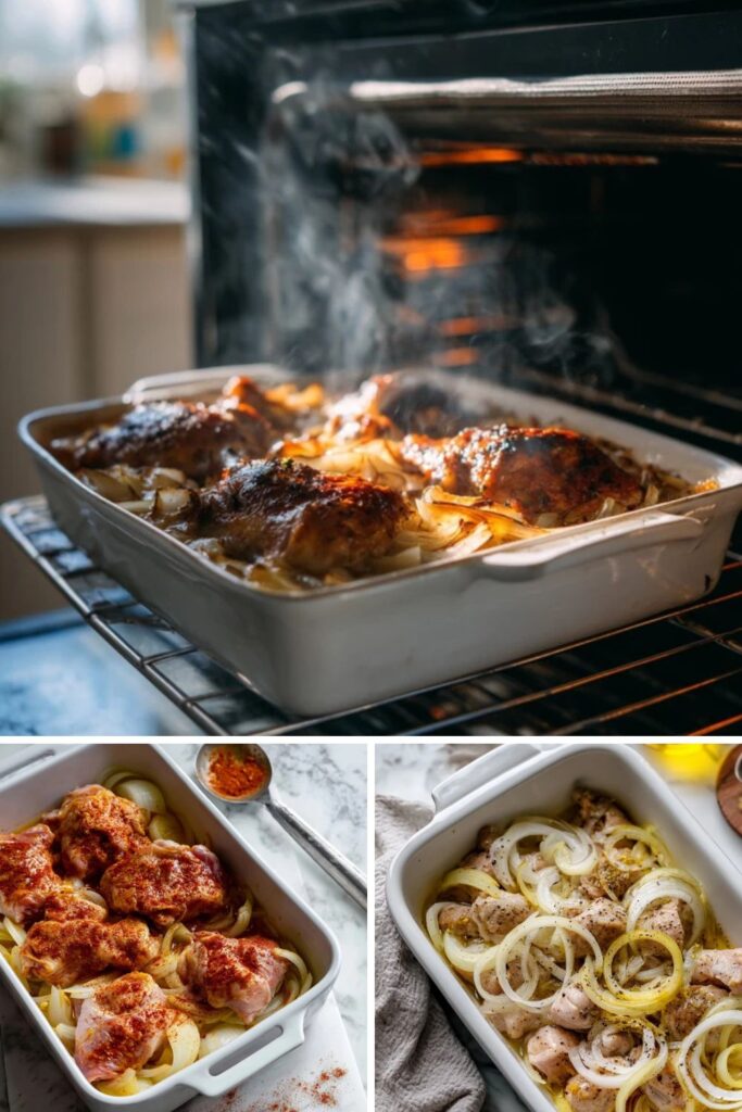 Martha Stewart Baked Chicken And Onions Recipe