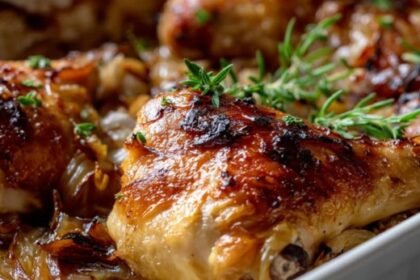 Martha Stewart Baked Chicken And Onions Recipe