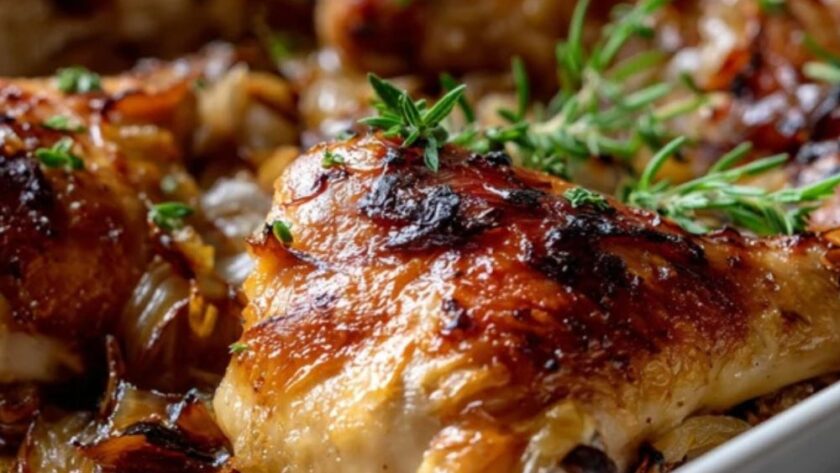 Martha Stewart Baked Chicken And Onions Recipe