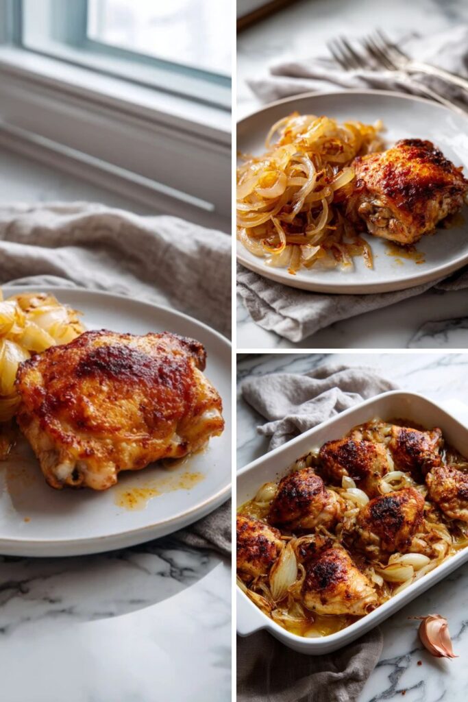 Martha Stewart Baked Chicken And Onions Recipe