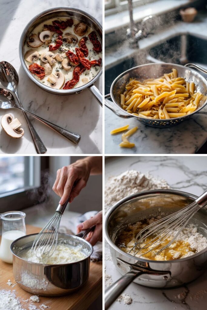 Martha Stewart Baked Penne With Chicken And Sun Dried Tomatoes Recipe