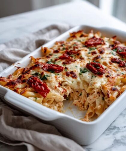 Martha Stewart Baked Penne With Chicken And Sun Dried Tomatoes Recipe