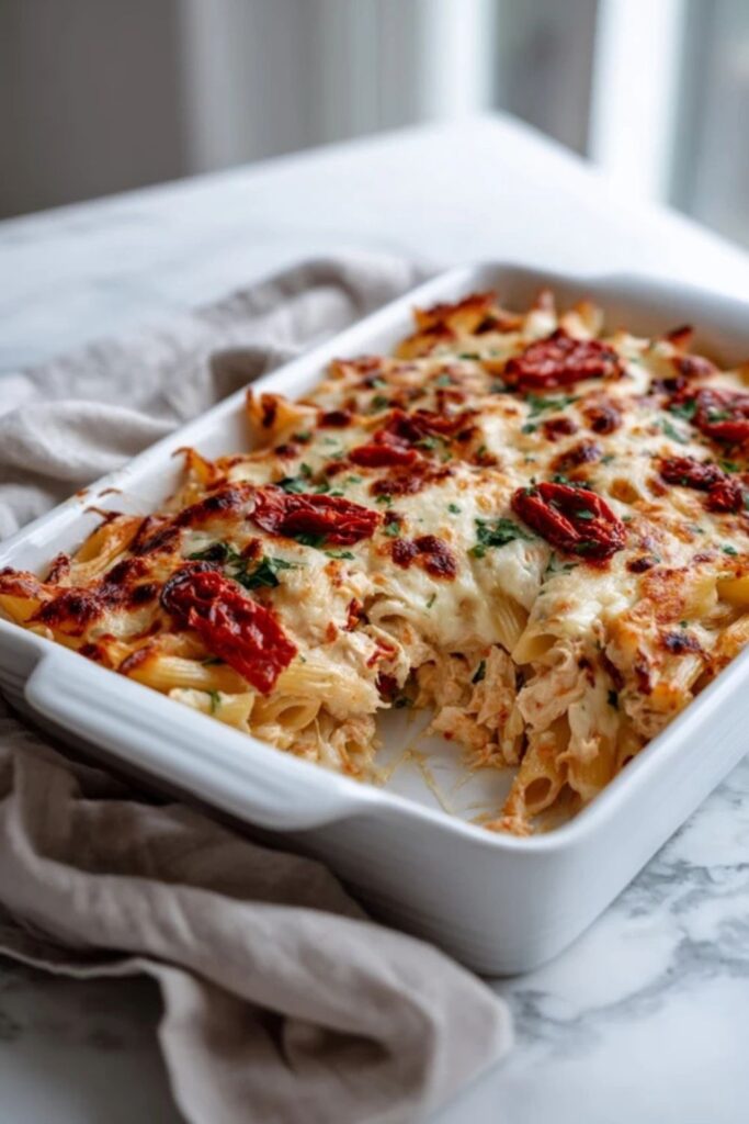 Martha Stewart Baked Penne With Chicken And Sun Dried Tomatoes Recipe