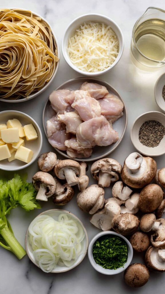 Martha Stewart Chicken And Mushroom Tagliatelle Recipe