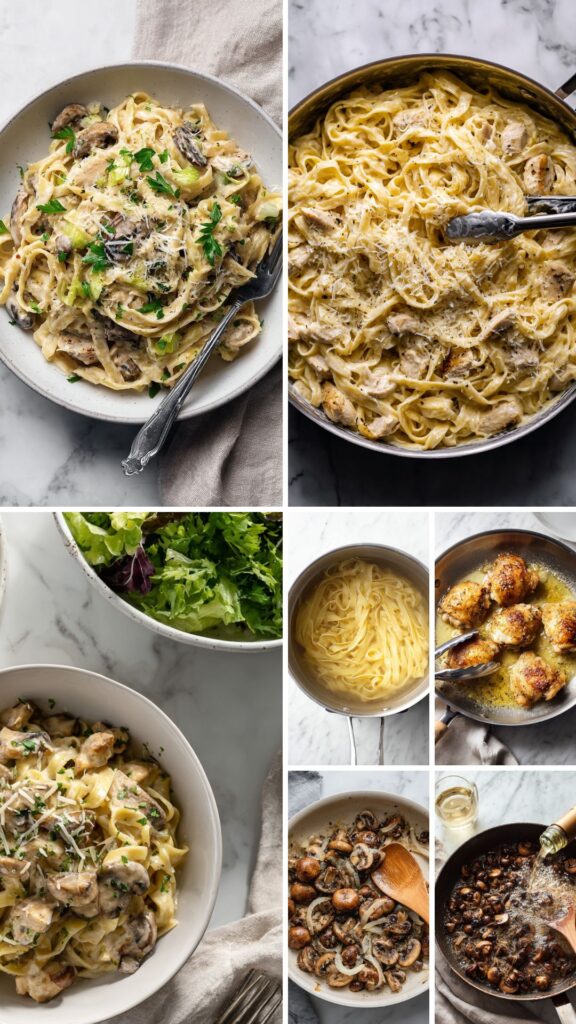 Martha Stewart Chicken And Mushroom Tagliatelle Recipe