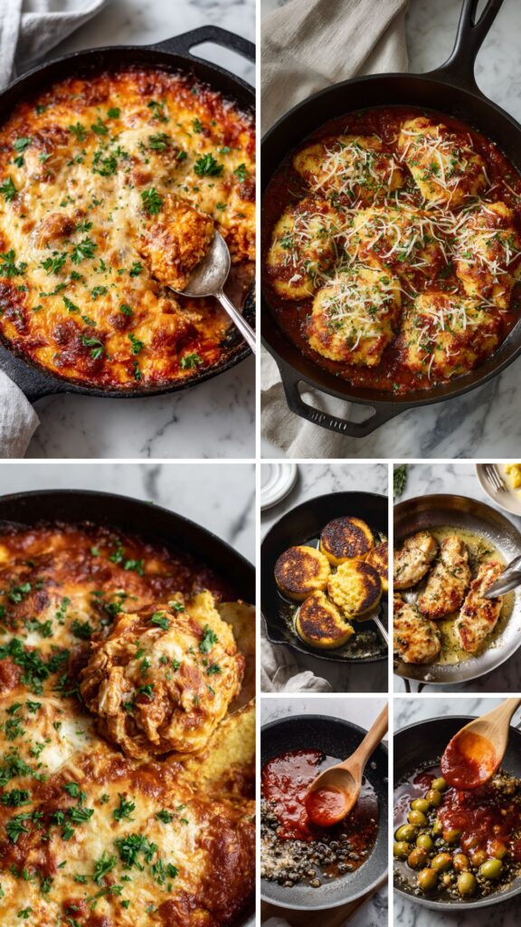 Martha Stewart Chicken And Polenta Puttanesca Melts Recipe