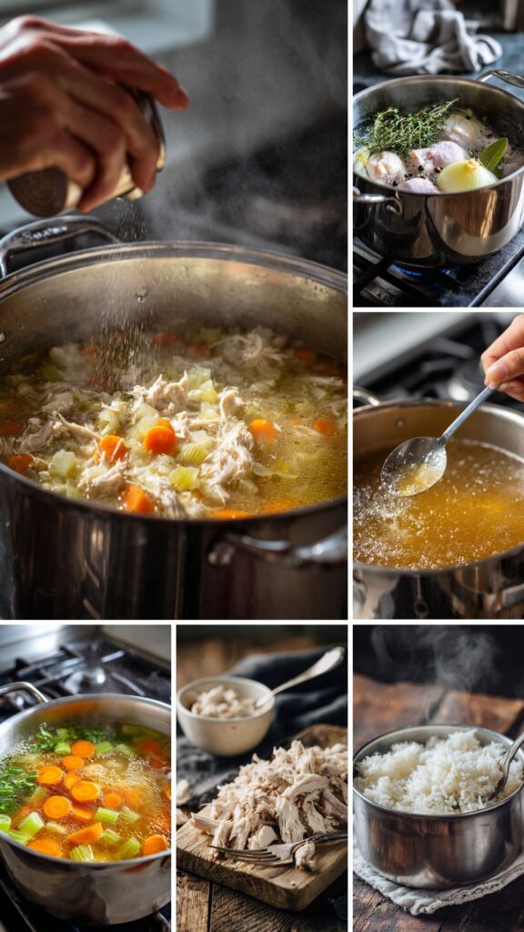 Martha Stewart Chicken Soup Rice Recipe