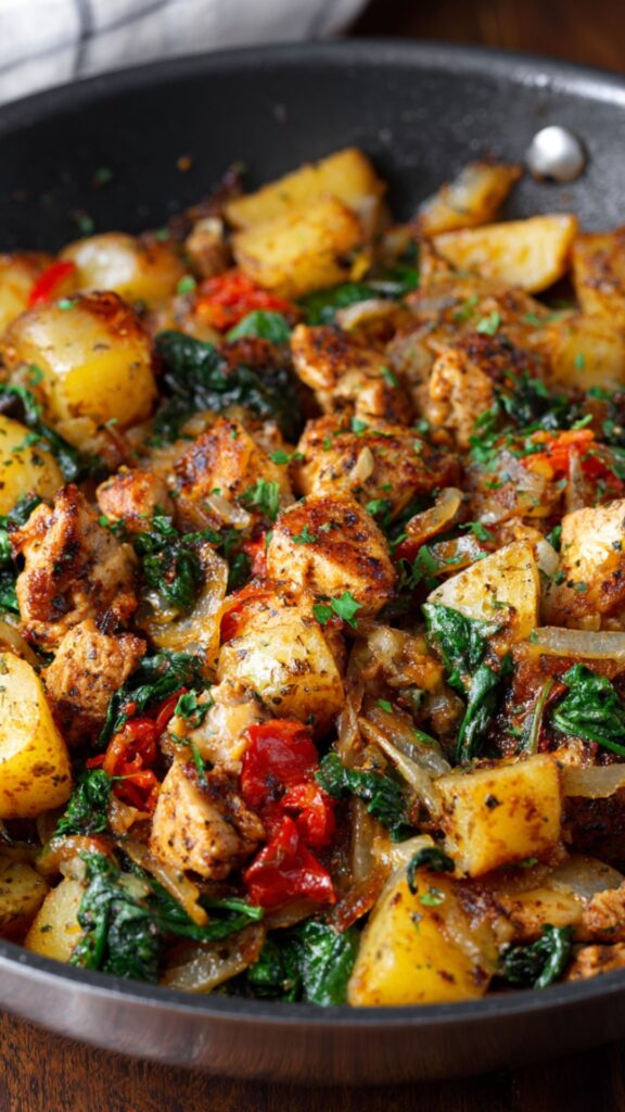 Martha Stewart Chicken Spinach And Potato Hash Recipe