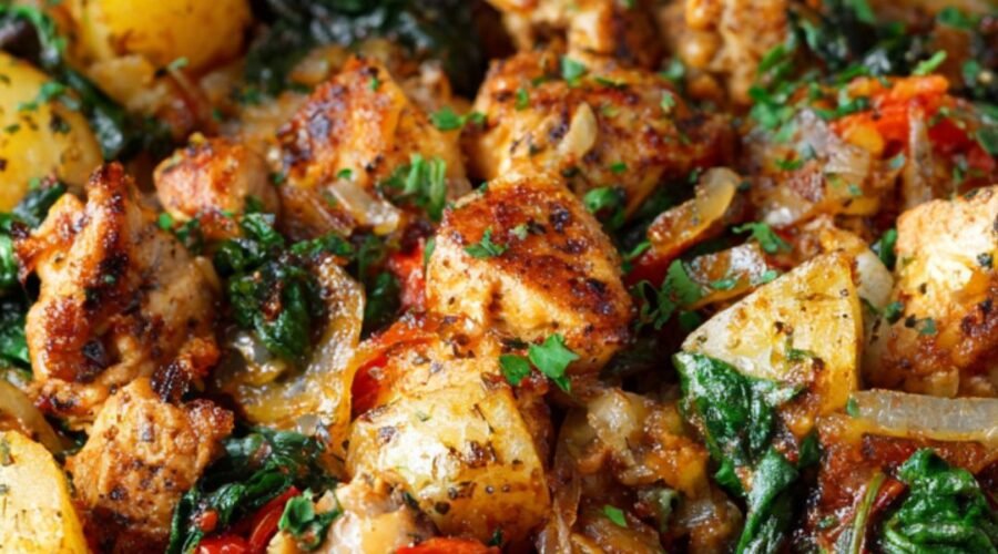 Martha Stewart Chicken Spinach And Potato Hash Recipe