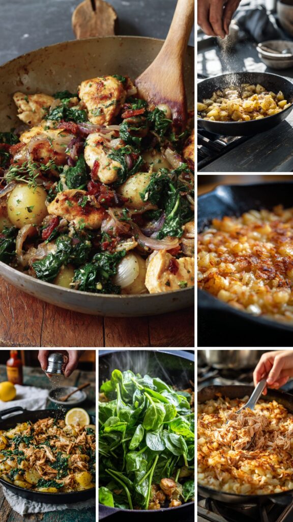 Martha Stewart Chicken Spinach And Potato Hash Recipe
