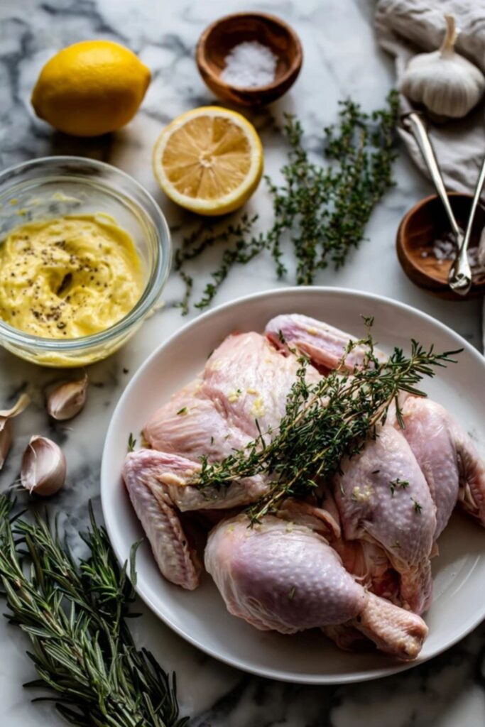 Martha Stewart Grilled Spatchcock Chicken Dijon And Rosemary Recipe