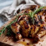 Martha Stewart Grilled Spatchcock Chicken Dijon And Rosemary Recipe