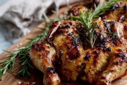 Martha Stewart Grilled Spatchcock Chicken Dijon And Rosemary Recipe