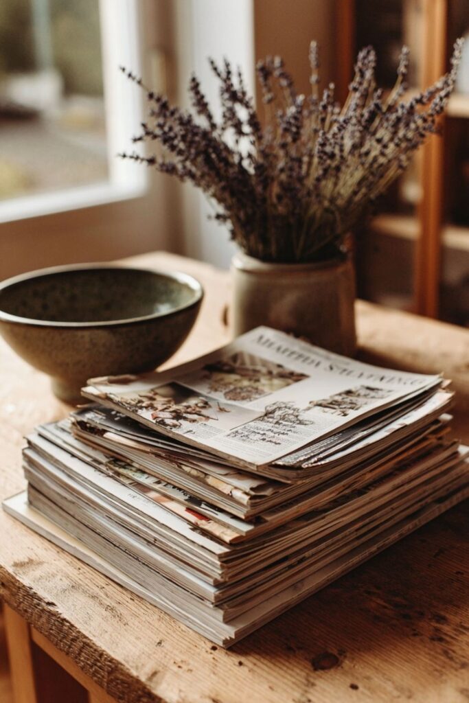 The Thick Matte Pages of the Original Magazine