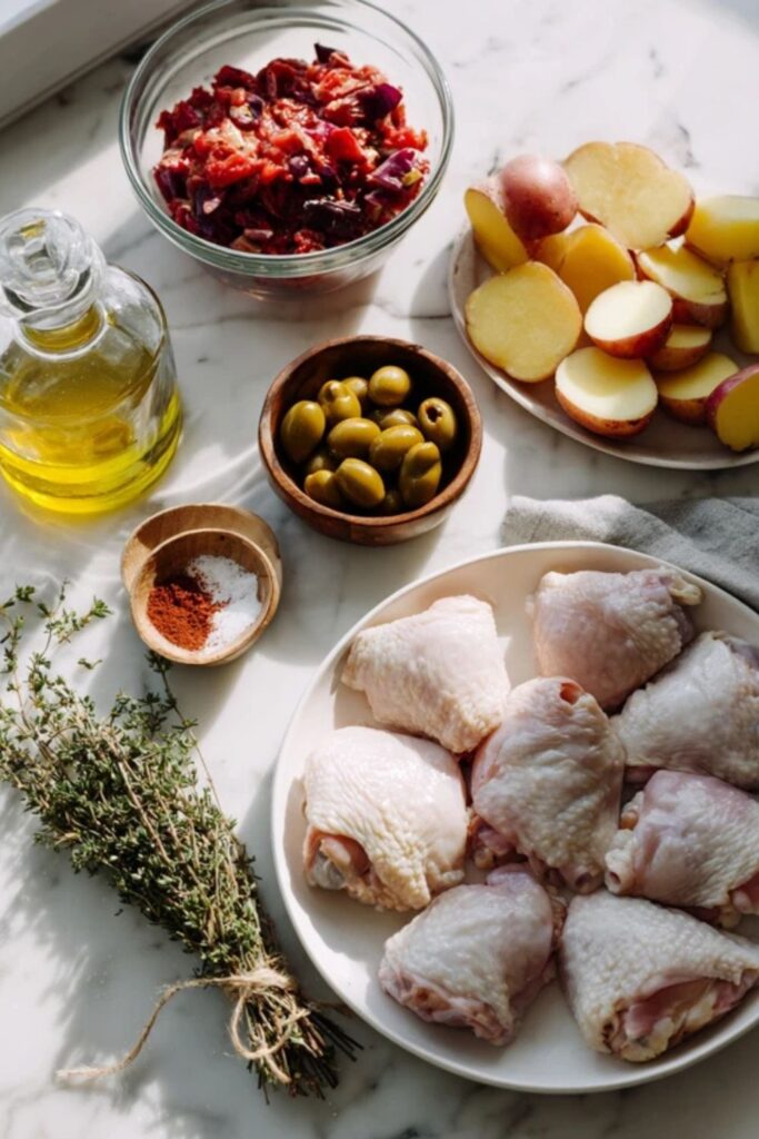 Martha Stewart Baked Chicken Veracruz Recipe