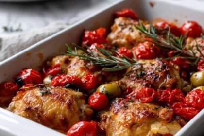 Martha Stewart Baked Chicken Veracruz Recipe