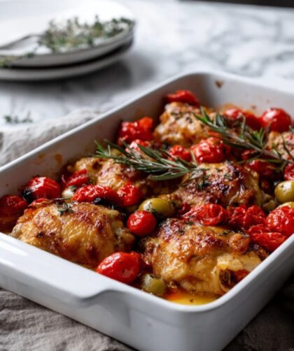 Martha Stewart Baked Chicken Veracruz Recipe