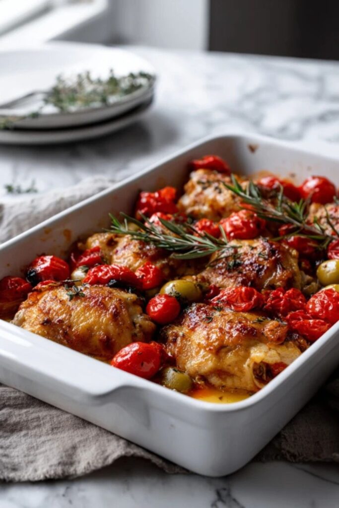 Martha Stewart Baked Chicken Veracruz Recipe