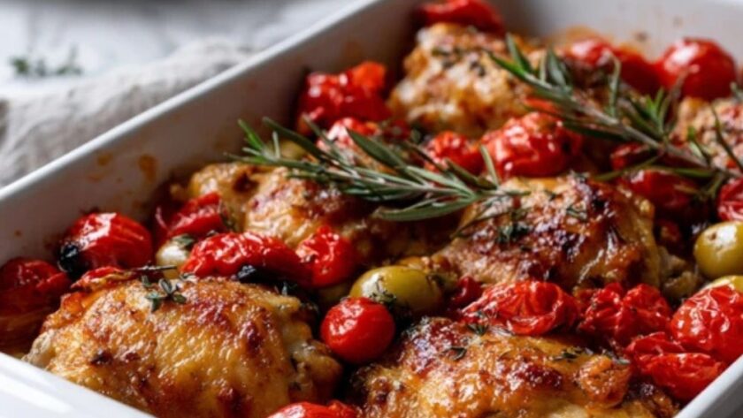 Martha Stewart Baked Chicken Veracruz Recipe
