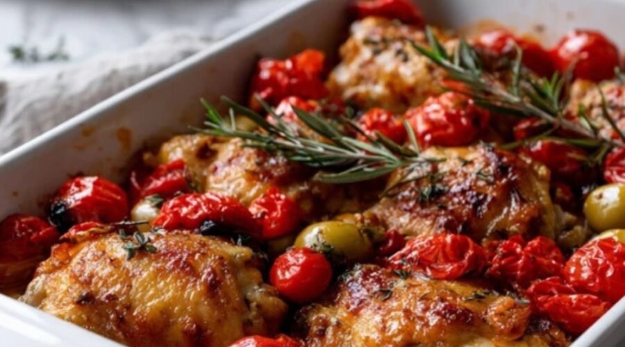 Martha Stewart Baked Chicken Veracruz Recipe