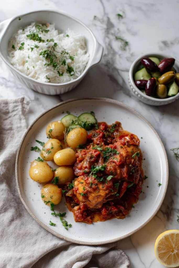 Martha Stewart Baked Chicken Veracruz Recipe