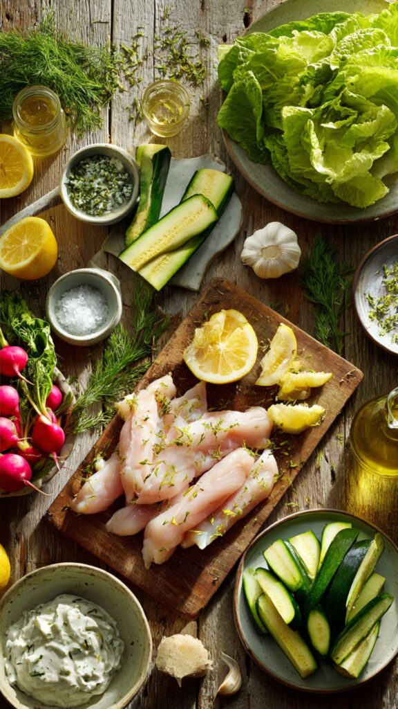 Martha Stewart Grilled Chicken And Zucchini Salad Recipe
