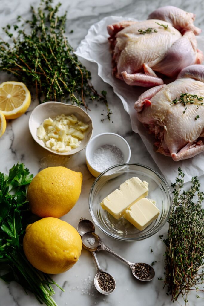 Martha Stewart Cornish Hens With Lemon And Herbs Recipe
