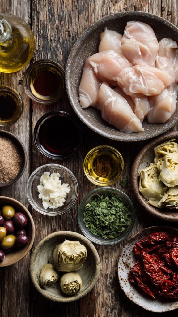Martha Stewart Chicken Pandora With Sun Dried Tomatoes Recipe