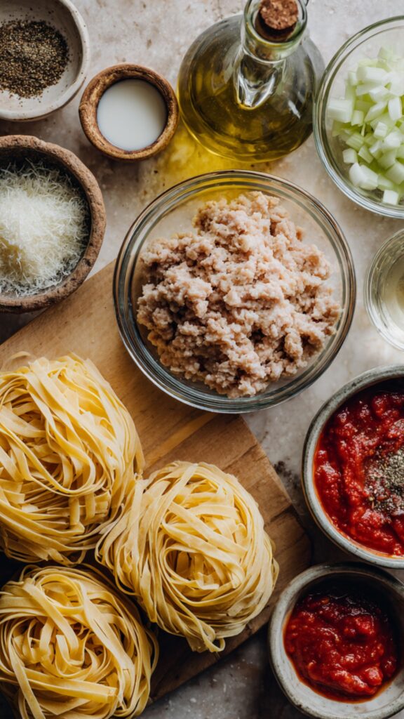 Martha Stewart Chicken Bolognese Tagliatelle Recipe