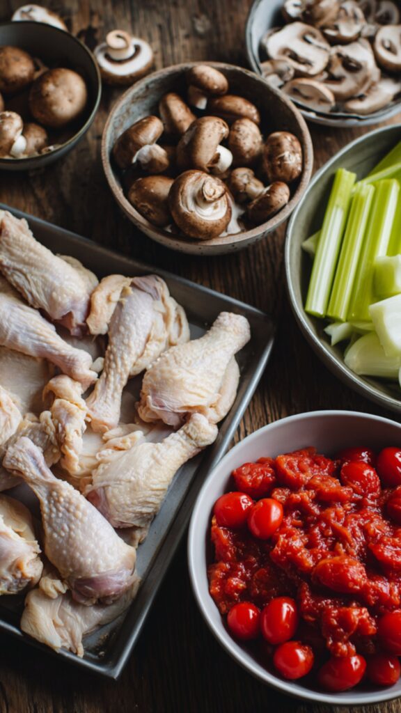 Martha Stewart Chicken Cacciatore Cremini Mushrooms Recipe