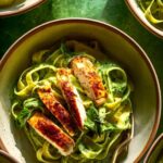 Martha Stewart Chicken Fettuccine With Pesto Cream Sauce Recipe